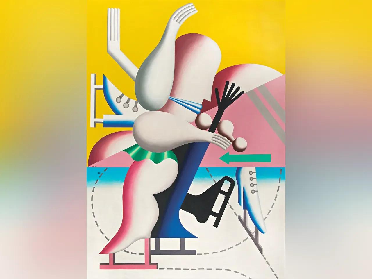 hans-ticha-eislaufpaar-1985-l-auf-leinwand