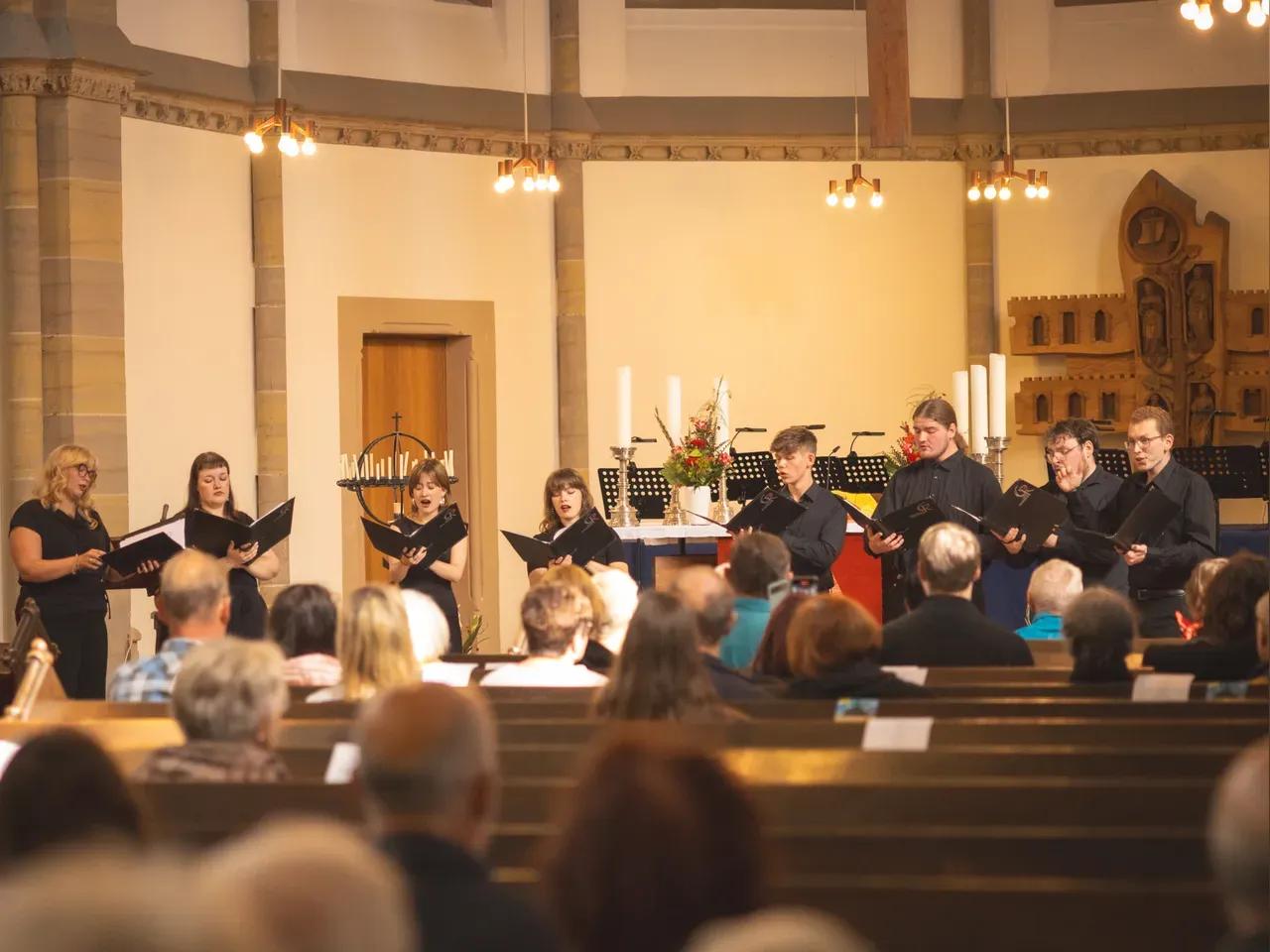 Chor bei einem Auftritt